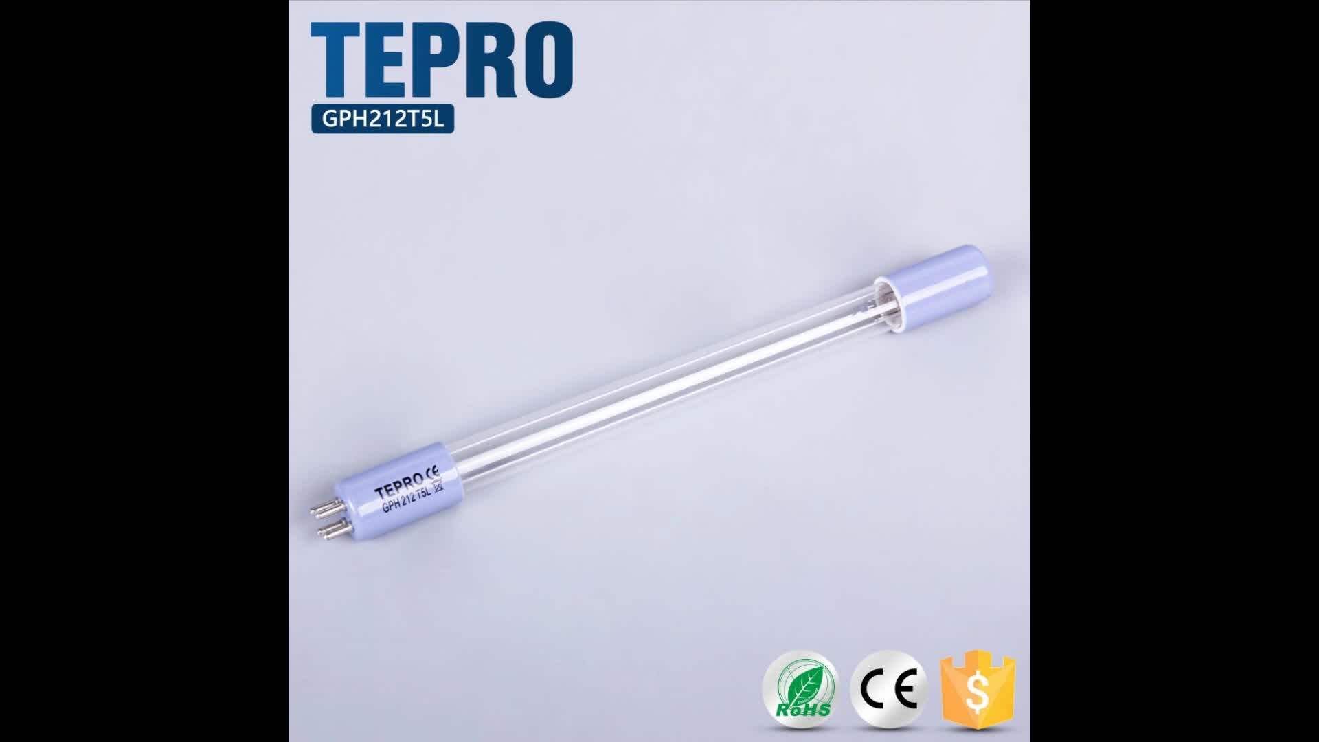 Standard 4pin Ultraviolet Bactericidal Light T3 15mm Electric Quartz