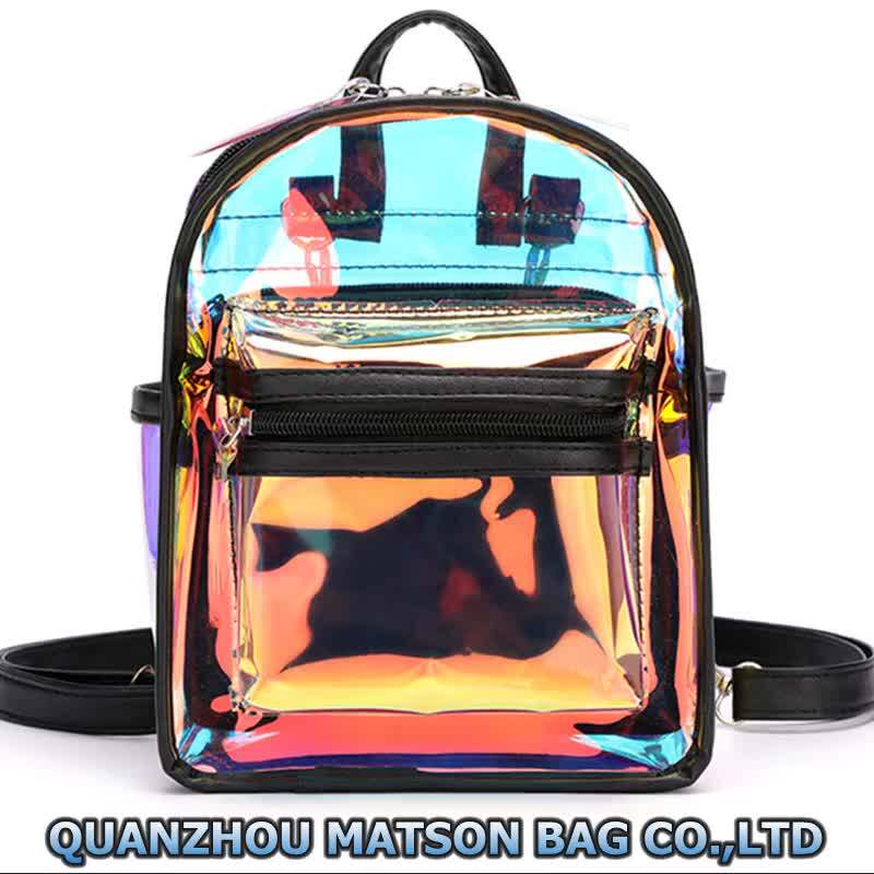 shiny mini backpack