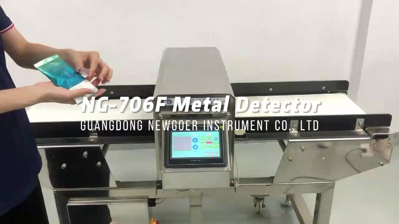 Metal Detector Machine For Food Aluminum Foil Package Touch Screen