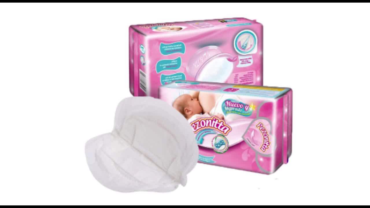 Gnp408 Oem Ultra Soft White Disposable Cotton Breast Feeding Pads 3d