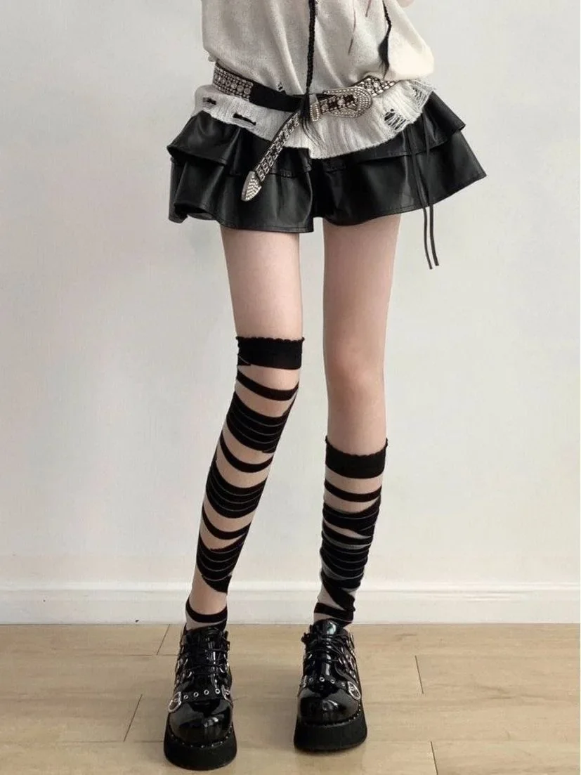Фабрика оптовая knee socks Летние тонкие полупрозрачные черные чулки до бедра с кружевом sexy белые носки для детей