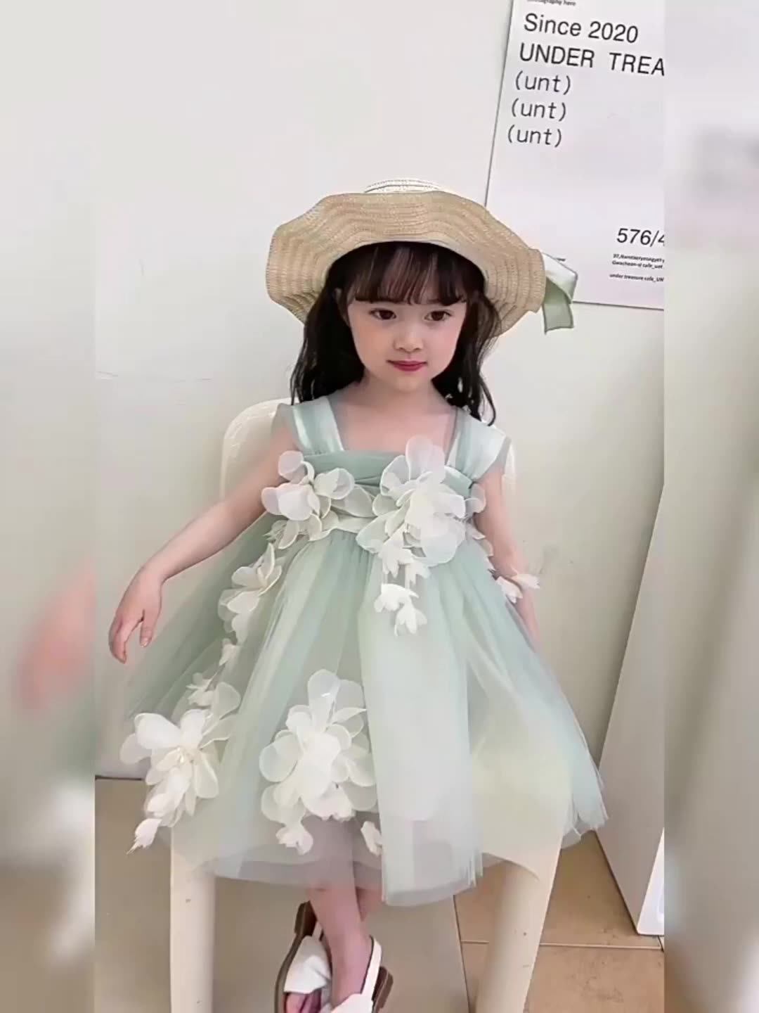 Lace Girl Party Baby Dresses Little Girl Newborn Christening Summer