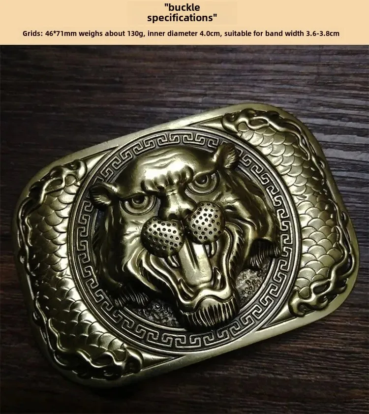 Live ring tiger head