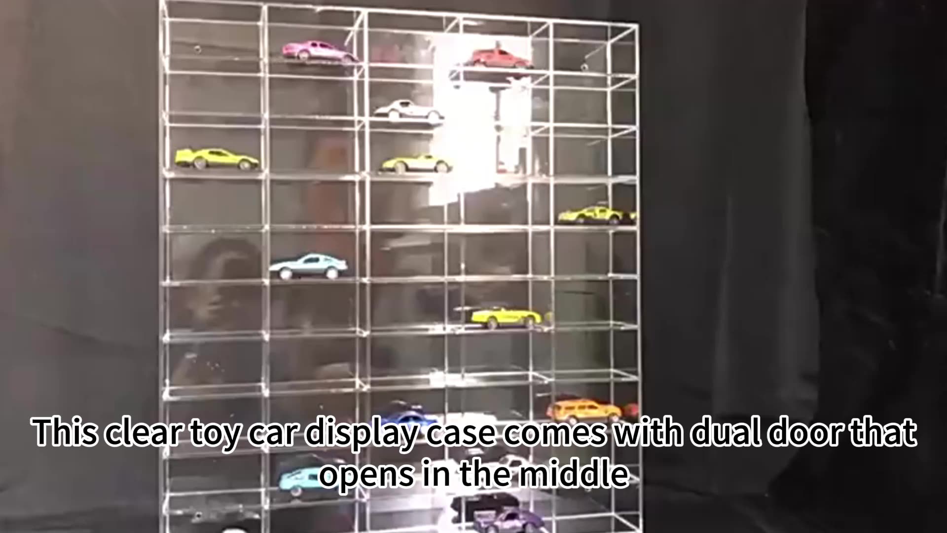 Acrylic Model Car Display Stand 1/64 Diecast Model Car Display Case For Store Retail