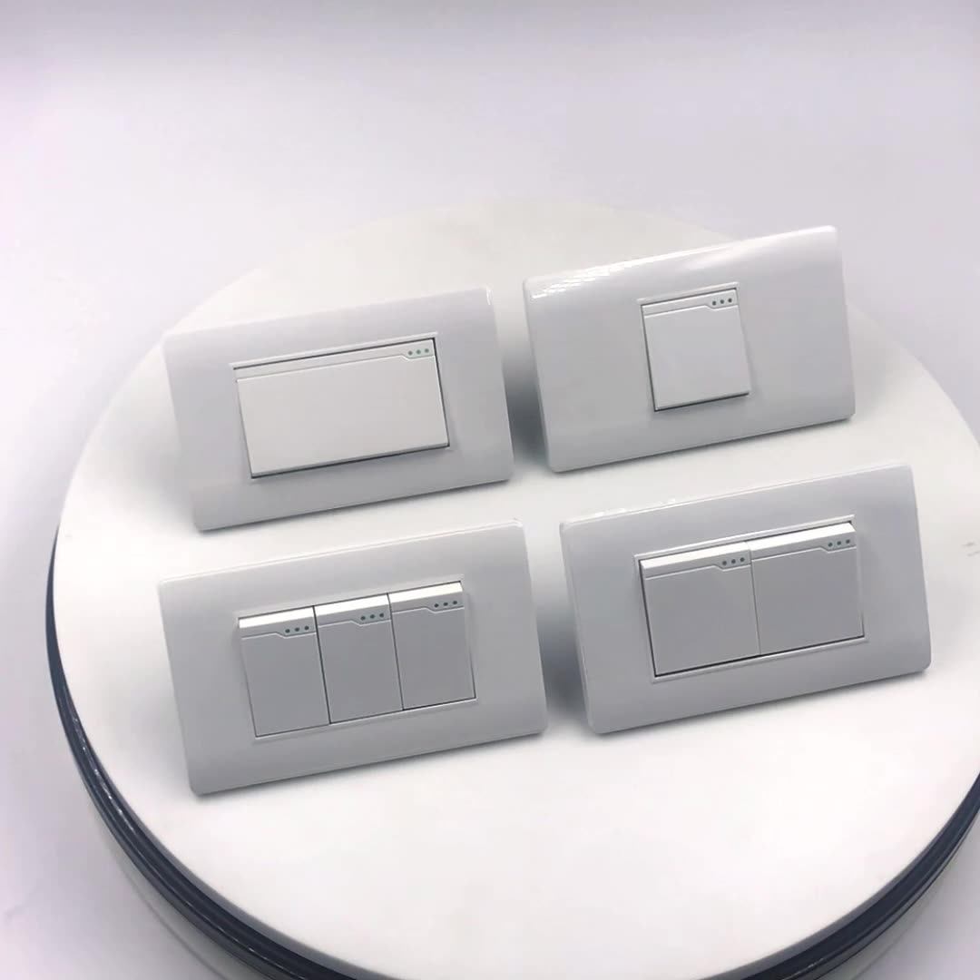 Different Models Thin Wall Switch Switches Electrical Socket 3 Gang 1 Way Buy Thin Wall Switch