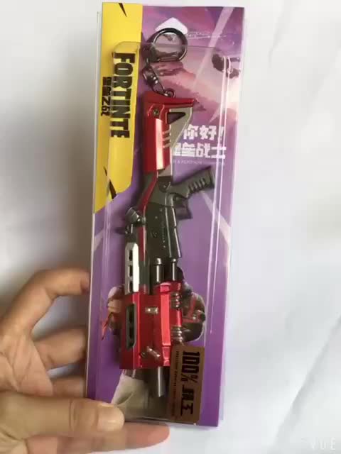 fortnite weapons metal model toy keychain gun common tactical shotgun figure - free fortnite keychain