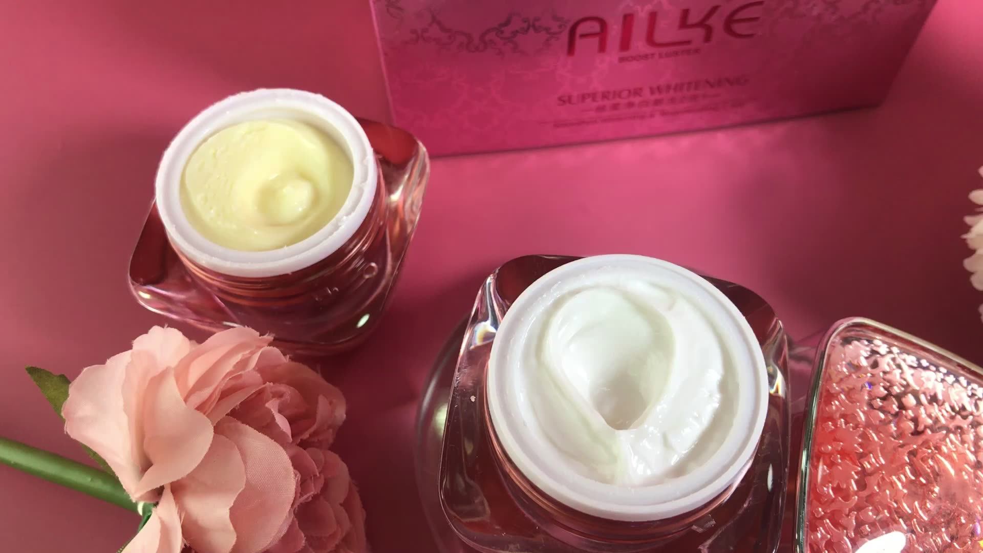Ailke Private Label Organic Anti Aging Whitening Moisturizing Face