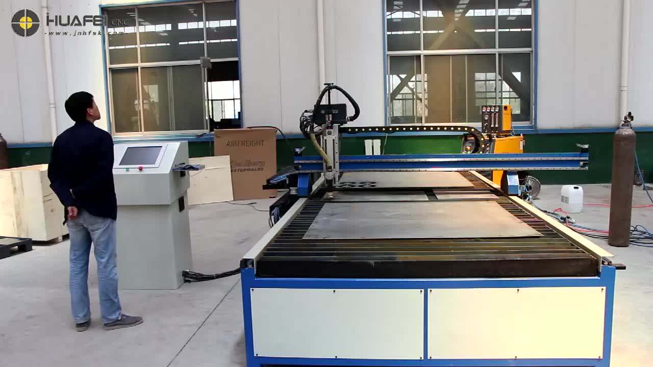 Metal Plate Table Cnc Plasma Cutting Machine With Components Parts