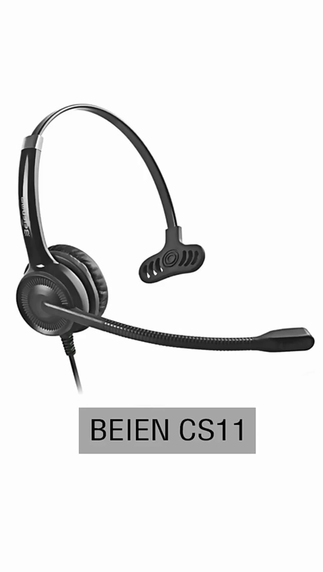 2024 Top Quality Wired Conference Helmet One Side Call Center