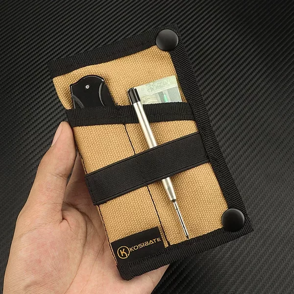 Cross-Border Camouflage Canvas Tactical Tool Storage Bag Portable Multi-Functional Coin and Card Holder Mini Edc Storage Bag