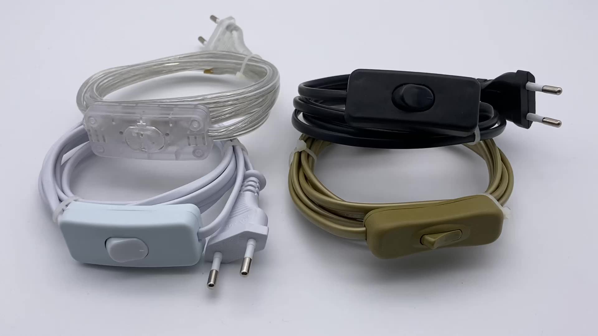 Hot Selling Cord Dimming 2.5a Eu Plug H03vvh2f 2*0.75mm2 2m Extension