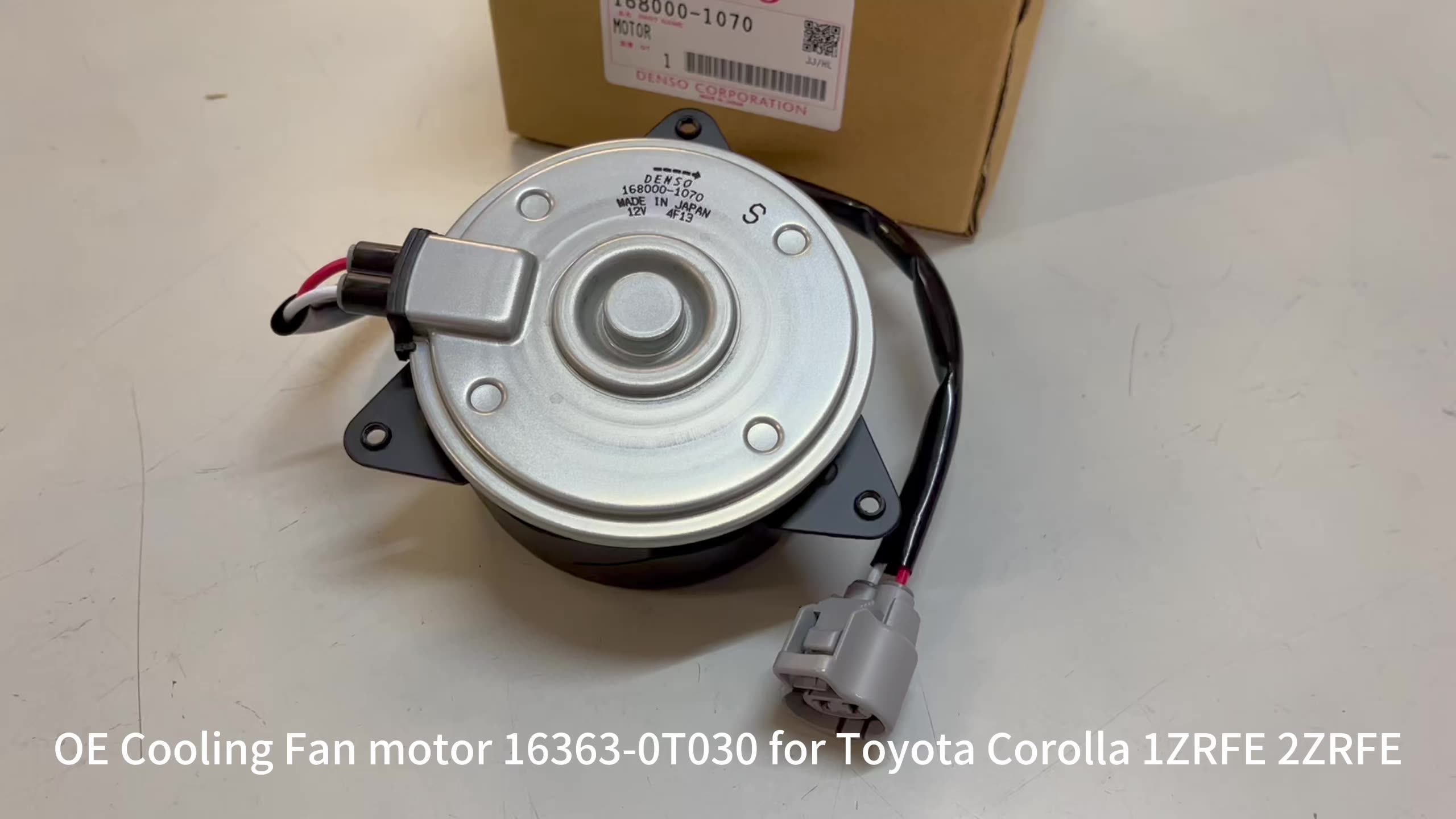 Hiro Fさん専用　3口 Denso Cooling Fan Motor for Toyota Corolla - Original Part