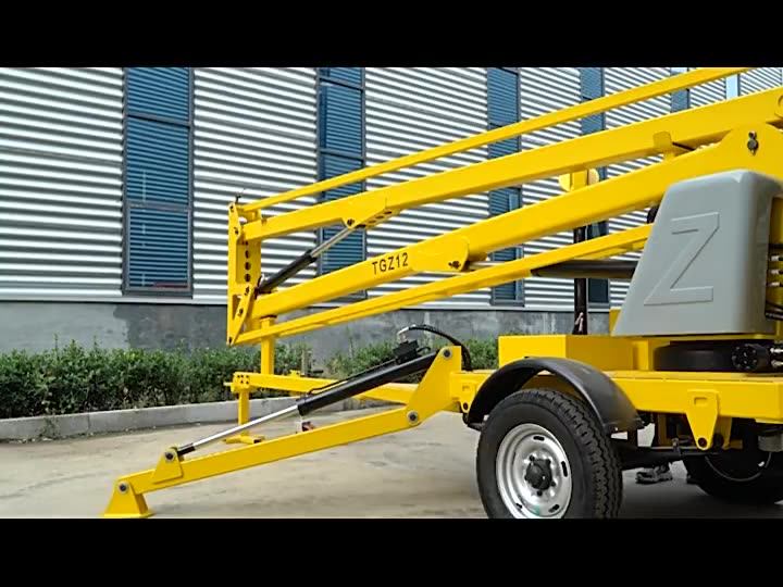 Arms Lift Platform Articulating Boom Lift Work Truck Platform Small