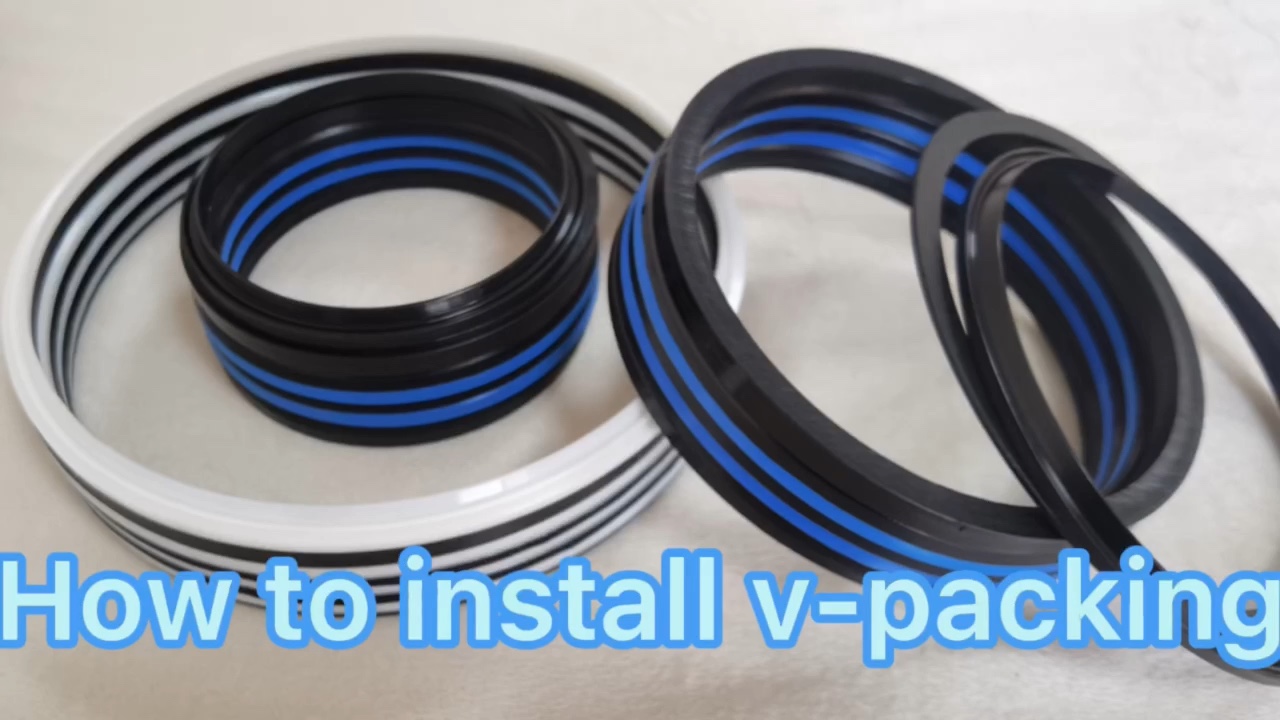 Vee Packing Seals Kits For Custom Hoist Telescopic Cylinder - Buy ...