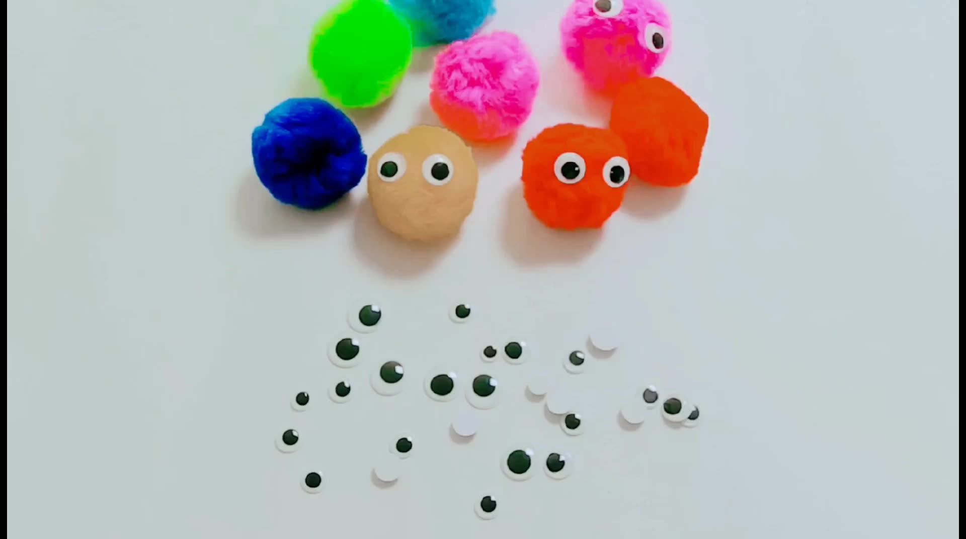Selfadhesive Round Colorful Craft Plastic Safety Toys Eyes/stickers