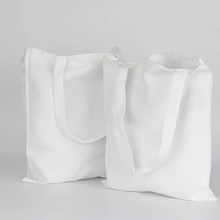 Sublimation Blank Polyester Tote Bag Dye Sub Tote Bag Diy Sublimation