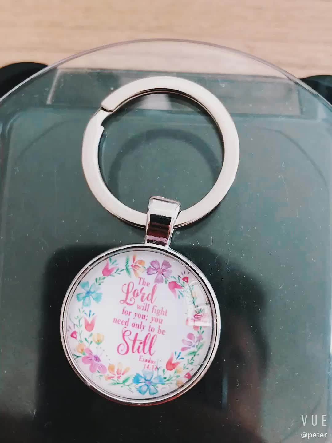 Custom Retro Cheap Christian Keychain Keyring Miniature Bible Key Chain With Complete Text Buy