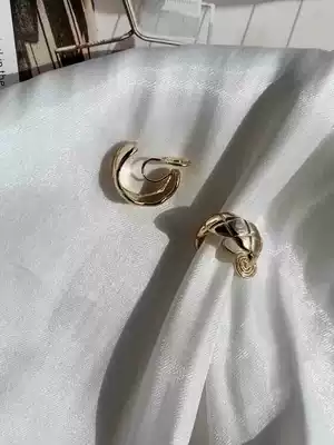 Semi-circular temperament Joker ear needle ~ earless ear clip female advanced cold style pattern painless mosquito coil ear ring