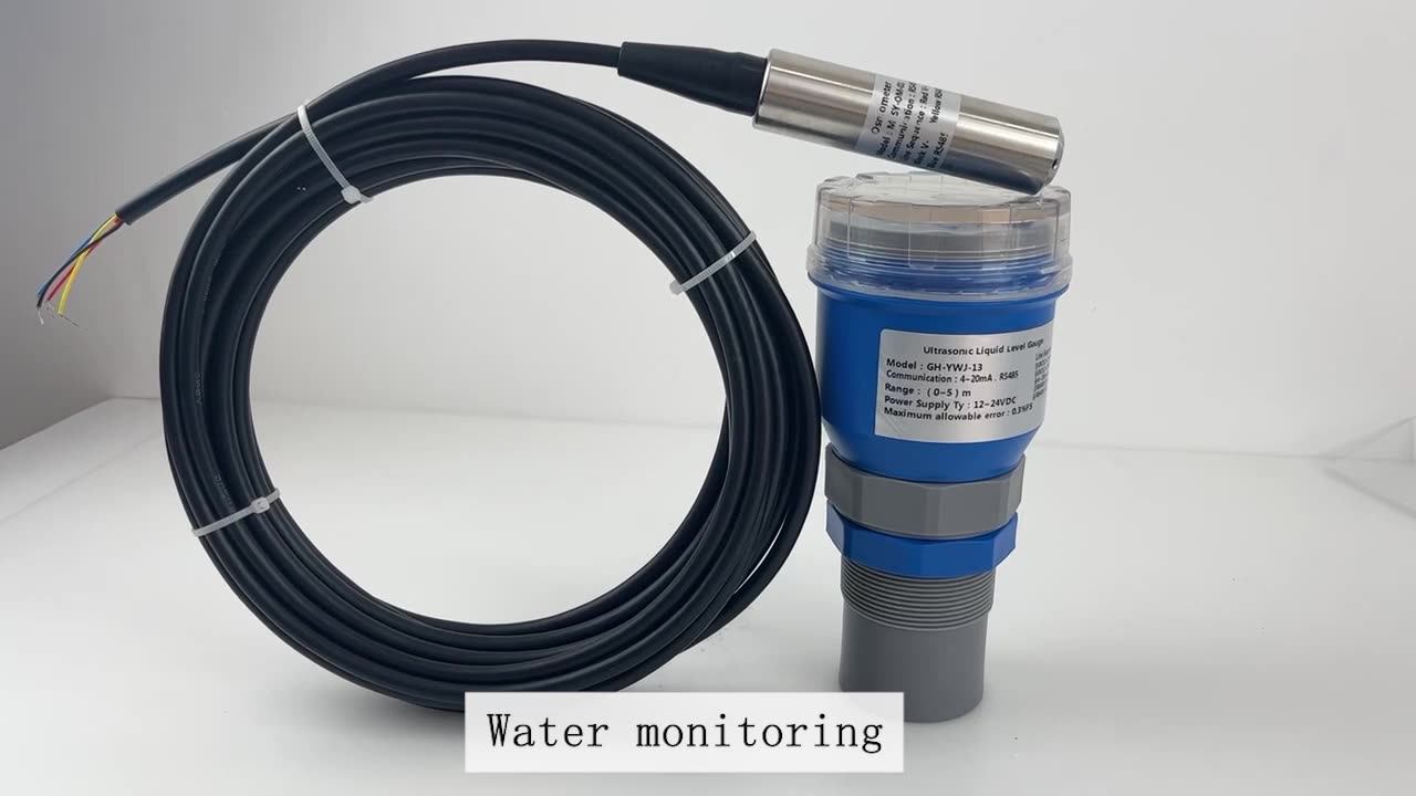 High Accuracy Ultrasonic Level Meter Wireless Digital Ultrasonic Water