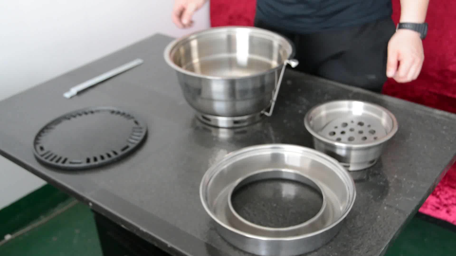 Gourmet Korean Bbq Grill Table Restaurant Commercial Yakiniku Style