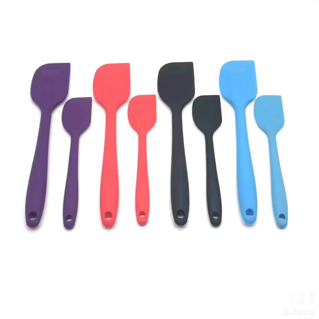 Benhaida Custom Silicone Spatula With Private Label Your Own Logo Cake