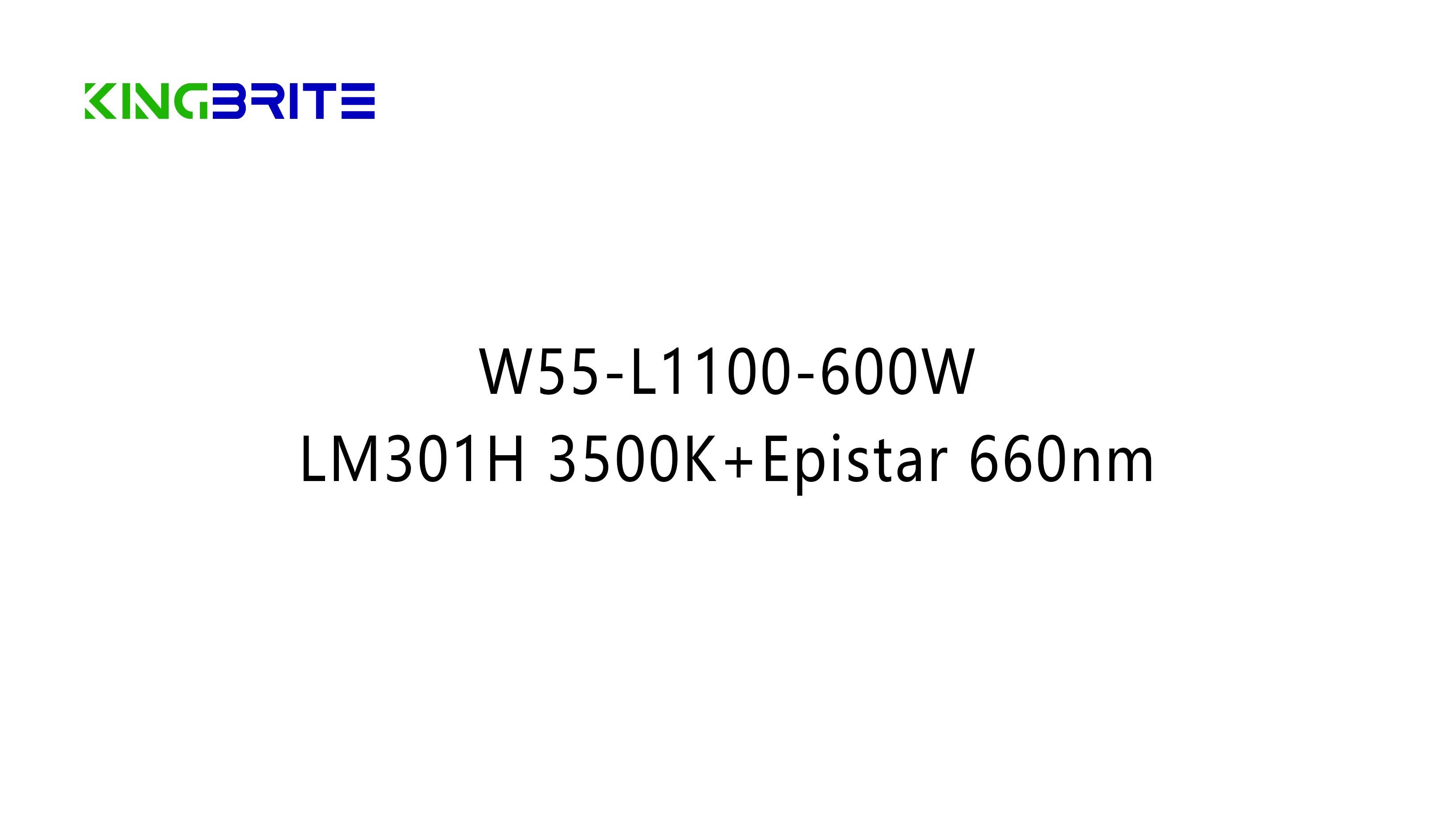 Kingbrite 600w Bar Led Grow Light Samsung Original Lm301h Diodes Mix