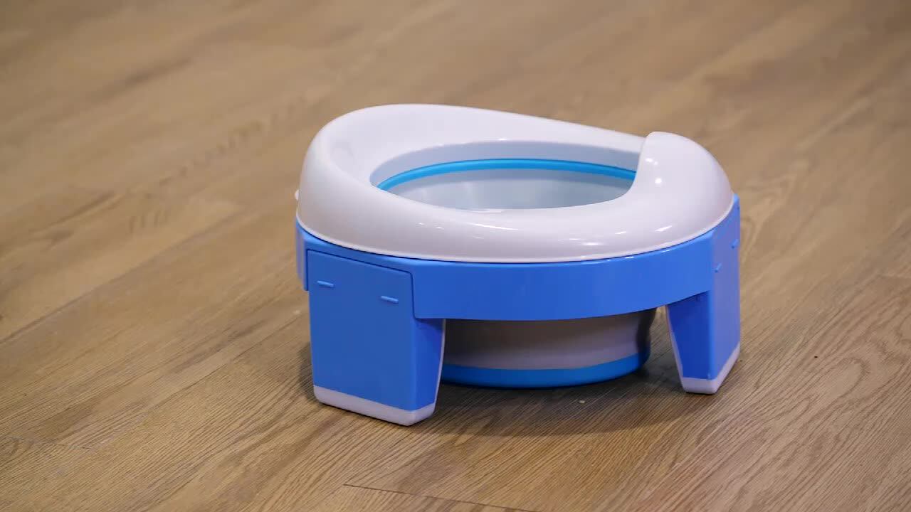 Multifunctional Baby Folding Bedpan For Children Toilet Training Potty
