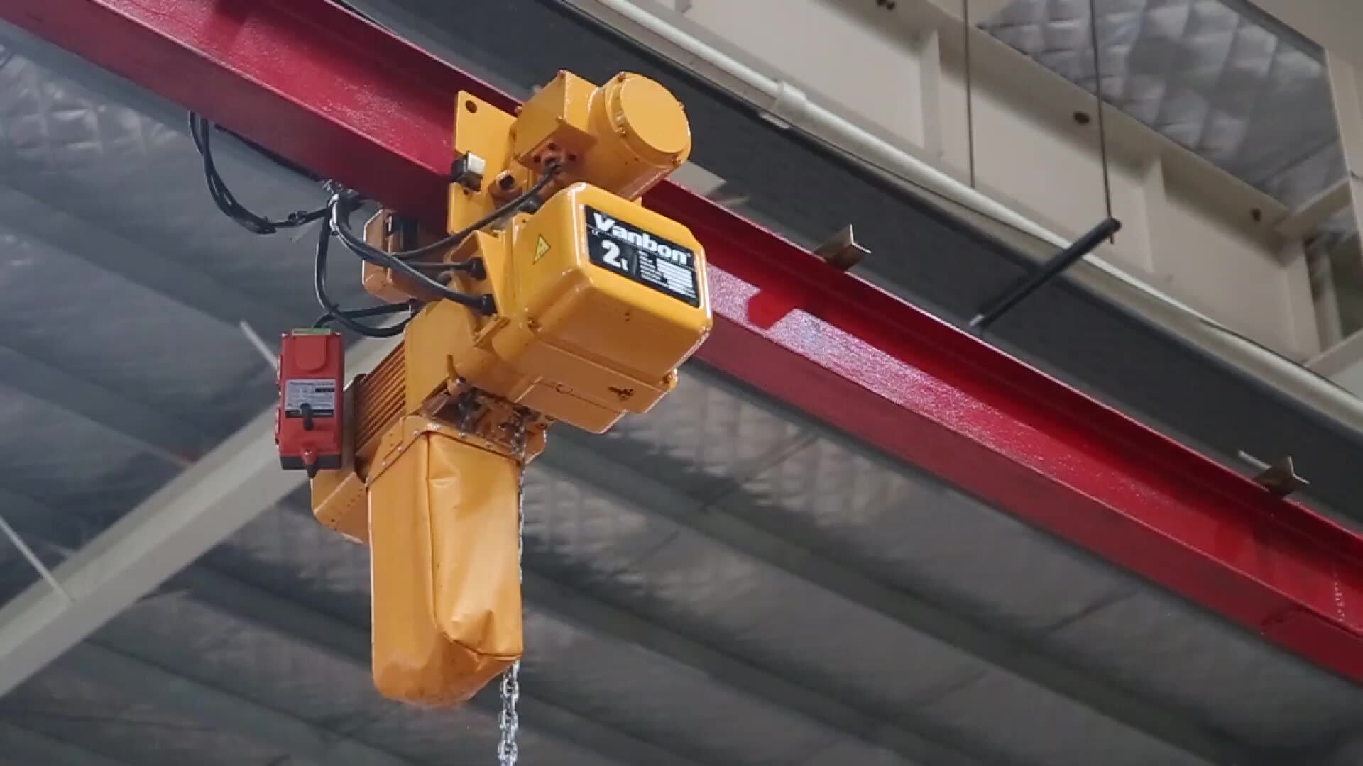 Vanbon Factory G80 Japan Chain Lifting Electric Chain Hoist With Trolley For Lifting Goods With