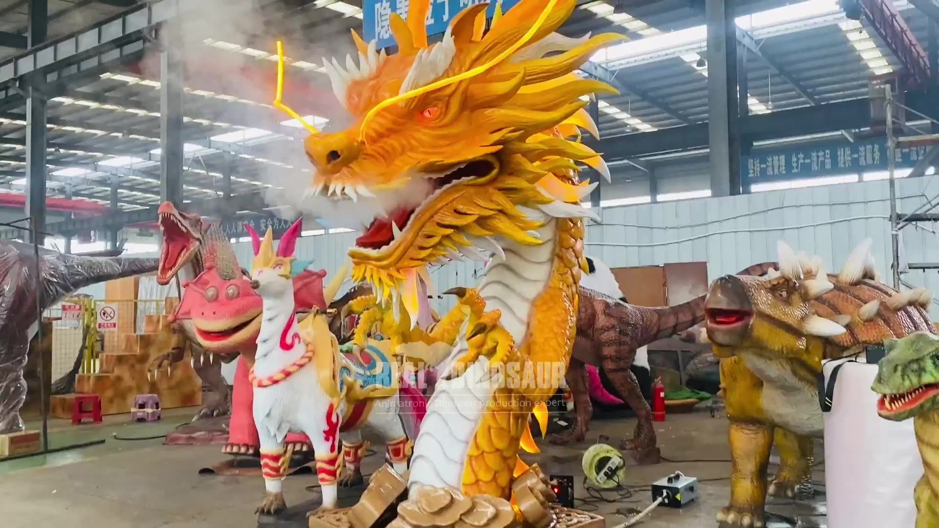 Festival Spraying Smoke Fiberglass Animatronic Chinese Dragon Model for  Indoor Shopping Mall \u0026 Adventure Park Decoration, image size:1920x1080