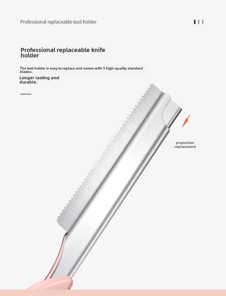 Xiumei Дао 传奇二折叠式单眉刀女性专业眉刀不锈钢刀片锋利眉刀 Trikeel