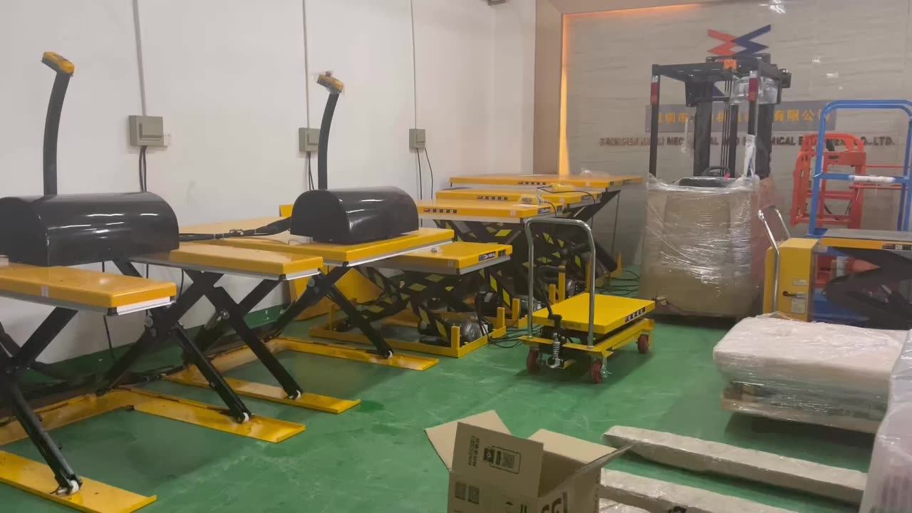 200kg Garden Use Lift Table Trolley Garden Trolley For Plant Rough