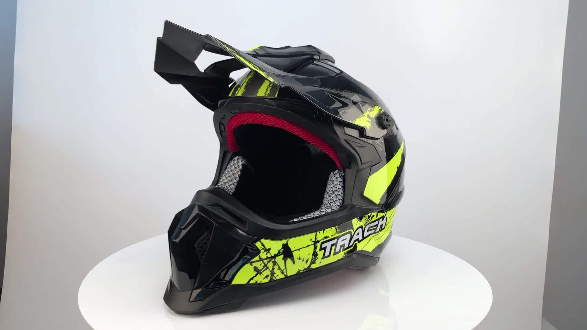 Dot Approved Motocross Helmet Motorcycle With Decals Buy Off Road