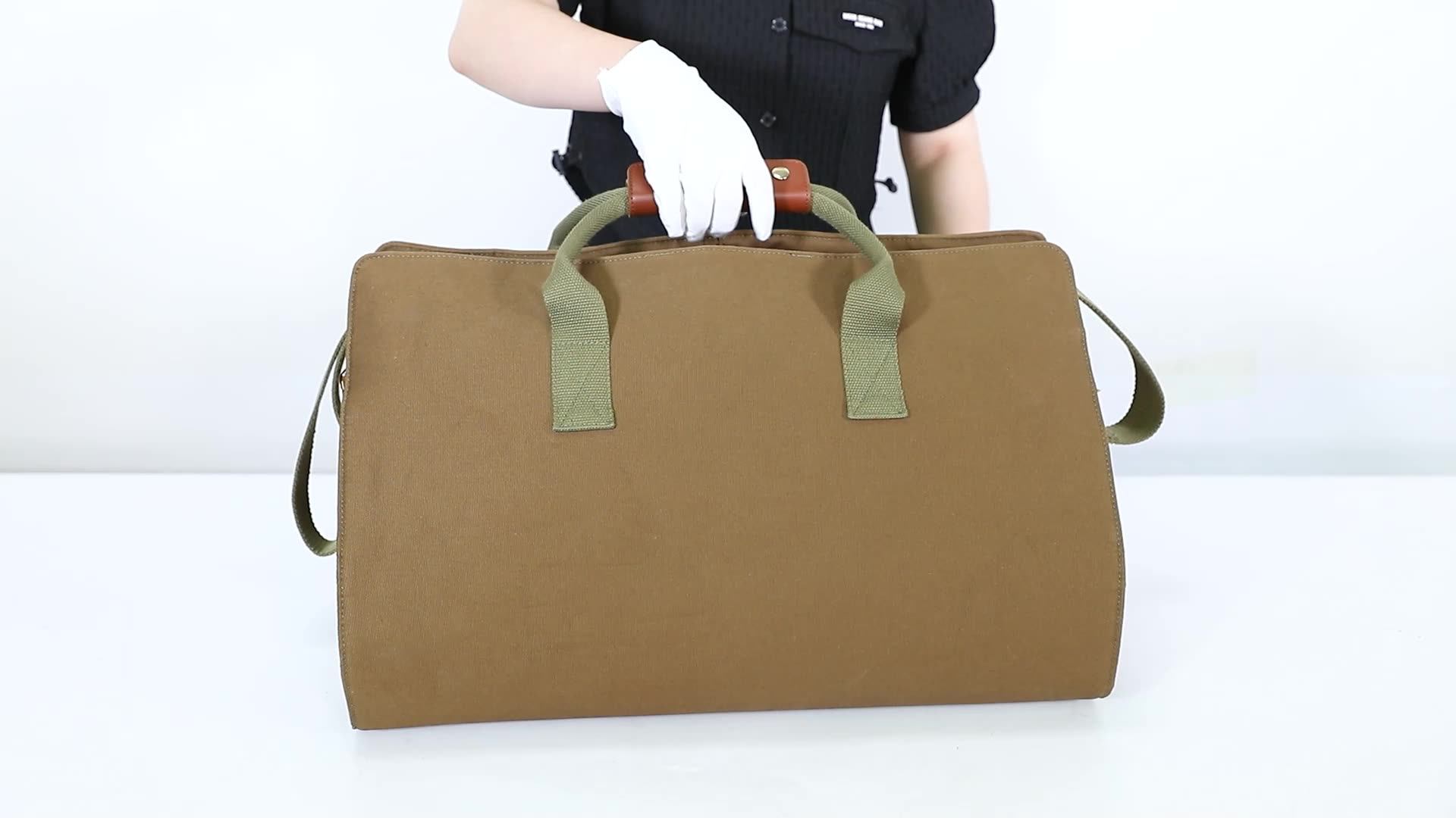 Foldable Garment Suit Bag Durable Weekender Carry On Overnight Bag Casual Luggage Business