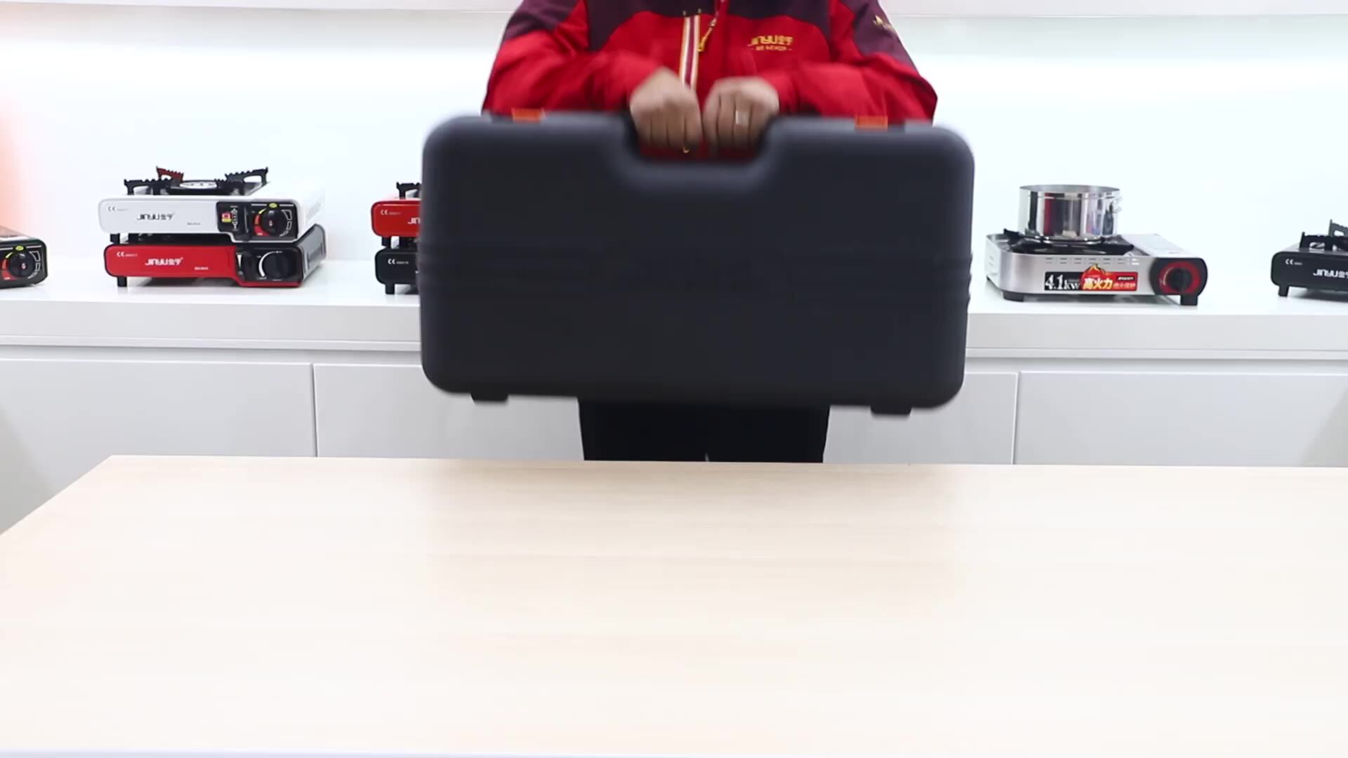 Jinyu Outdoor Gas Cooktops Modernstyled Gas Stove 2 Burn Camp Portable