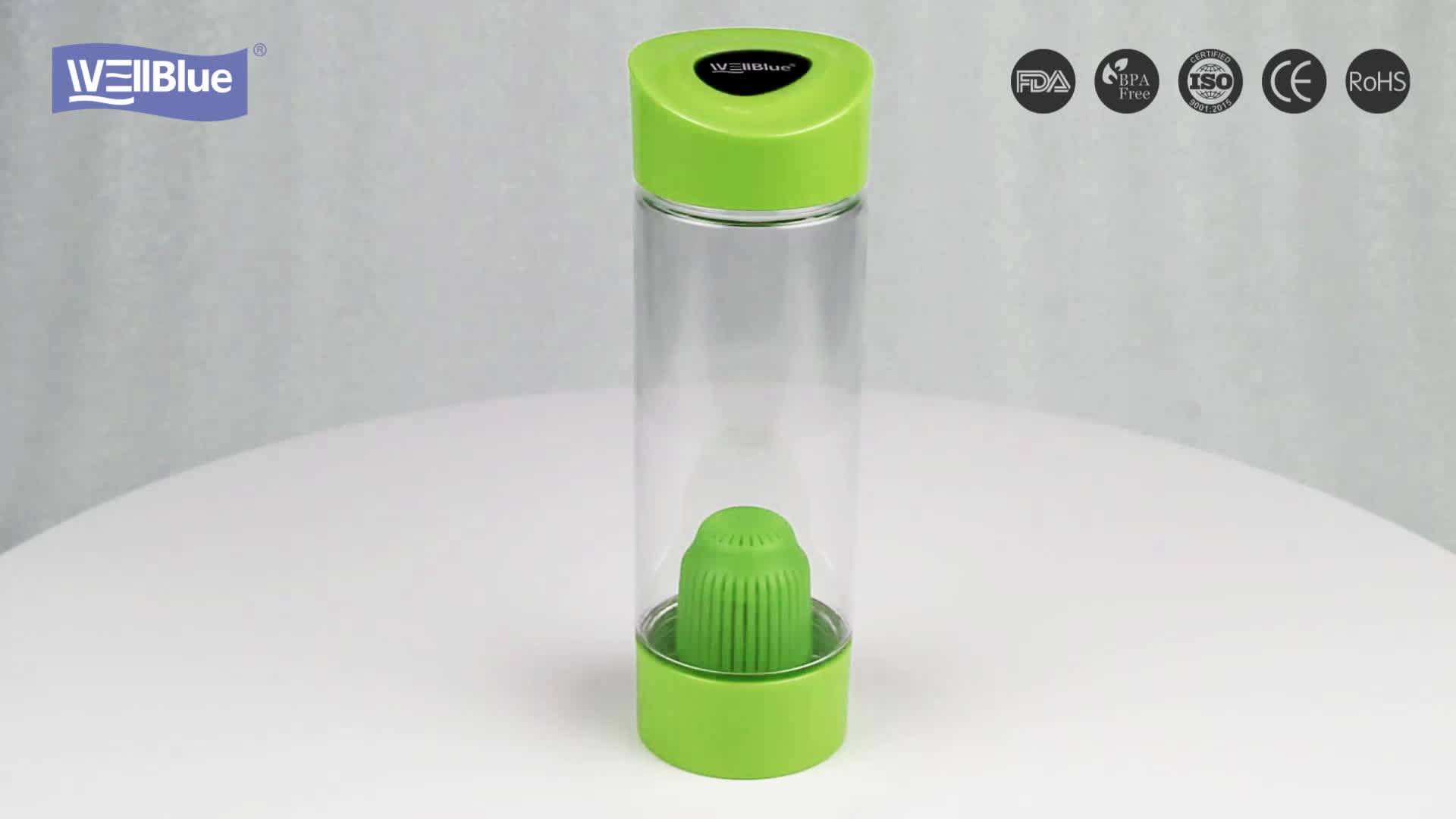 Brand New Alkaline Bottled Purification Portable Water Filter Bottle