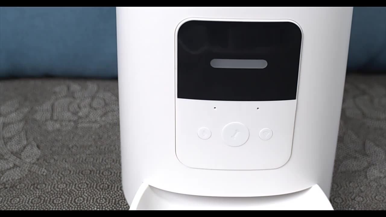 6l Auto Pet Cat Dry Food Dispenser With Clogfree Design Wifi Automatic