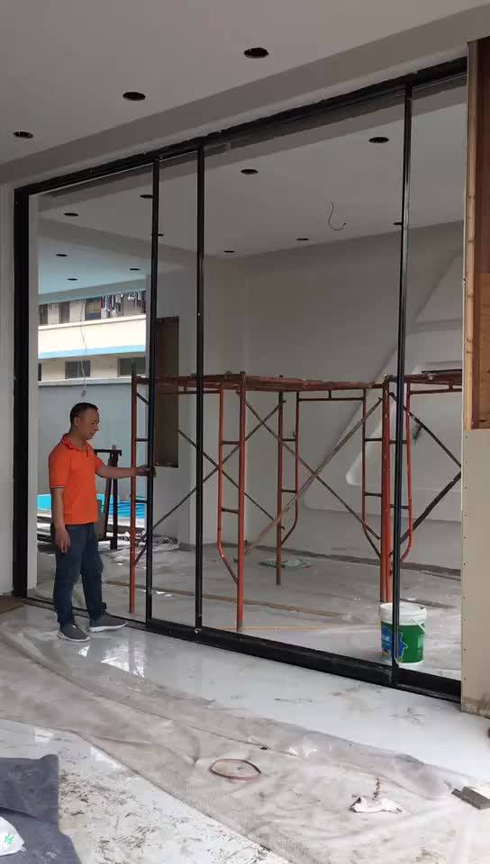 Philippines Price Double Glass Aluminum Automatic Sliding Door Buy Aluminum Sliding Door