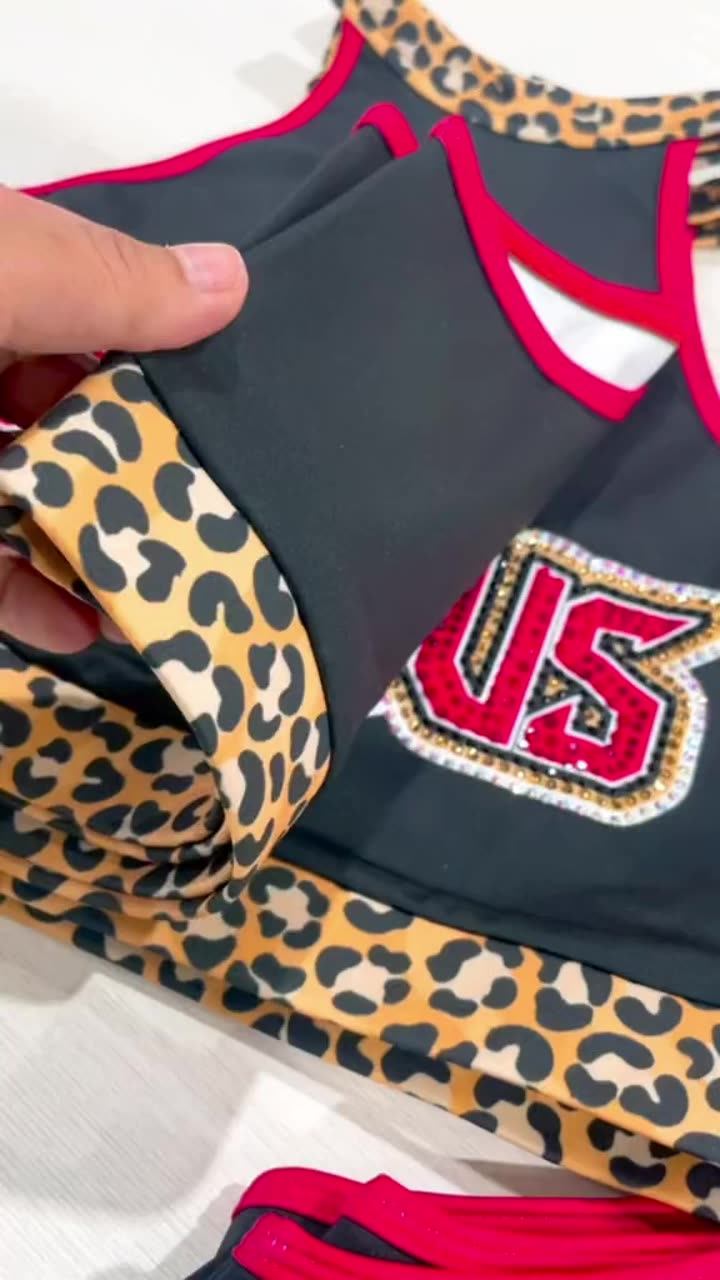 Custom Youth Girls Rhinestone Gear Child Bling Varsity All Stars