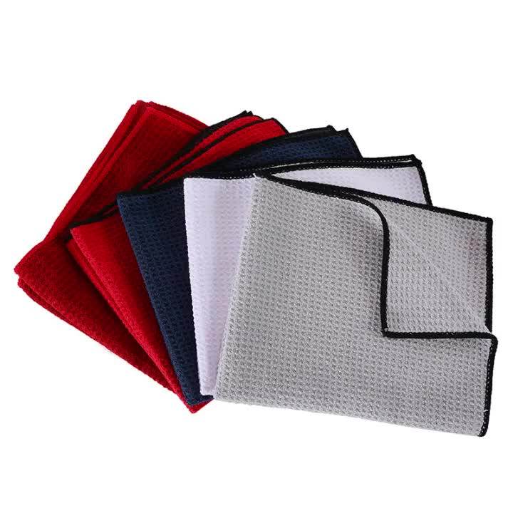 Waffle Weave Microfiber Kitchen Dish Towels With High Water Absorbent