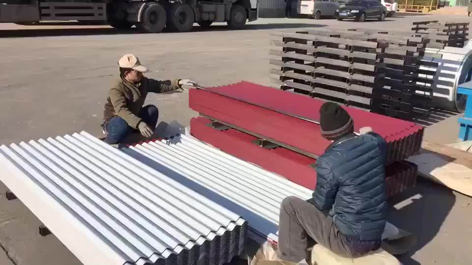 Ppgi Ppgl High Yield Color Corrugated Steel Sheet / Versatile Iron