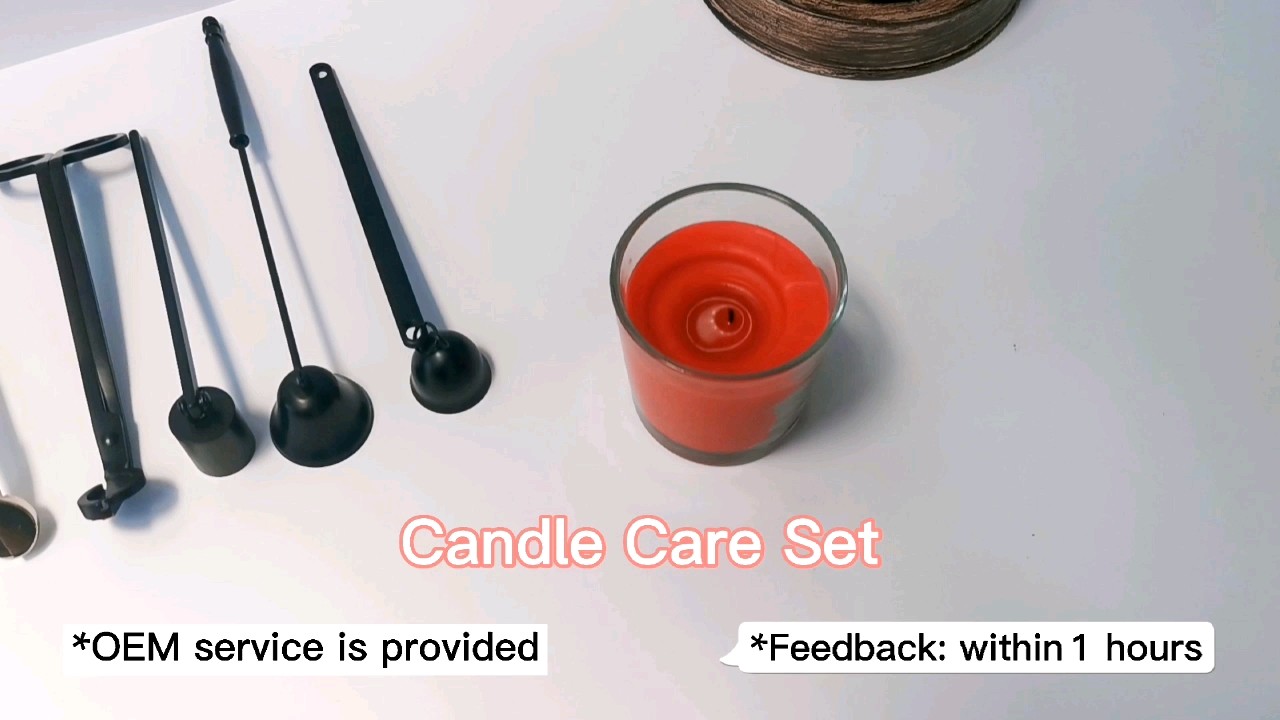 Wholesale 3 Piece Accessory Metal Snuffer And Candle Wick Trimmer Set