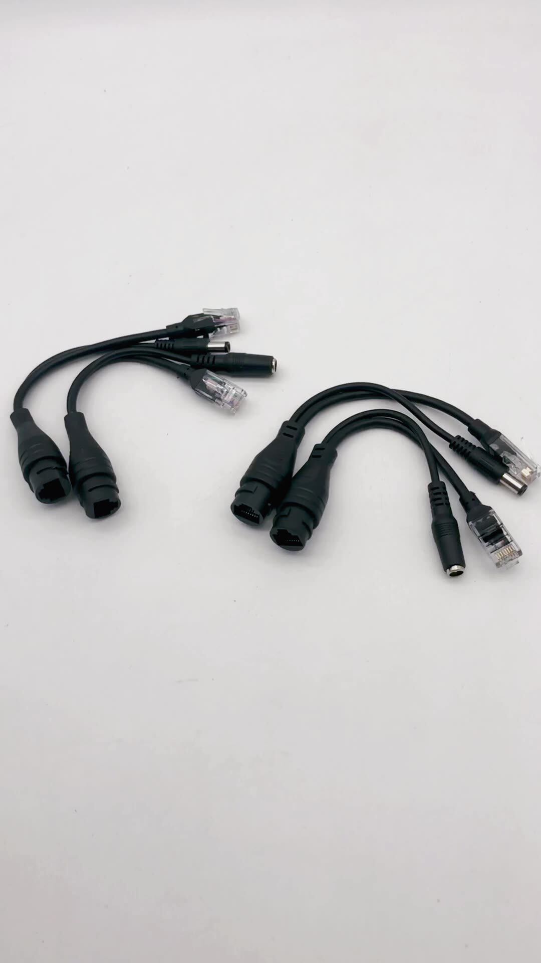 Kit Splitter POE Passivo 12V – Iniettore E Adattatore Per Telecamera IP (cavo RJ45 A DC)
