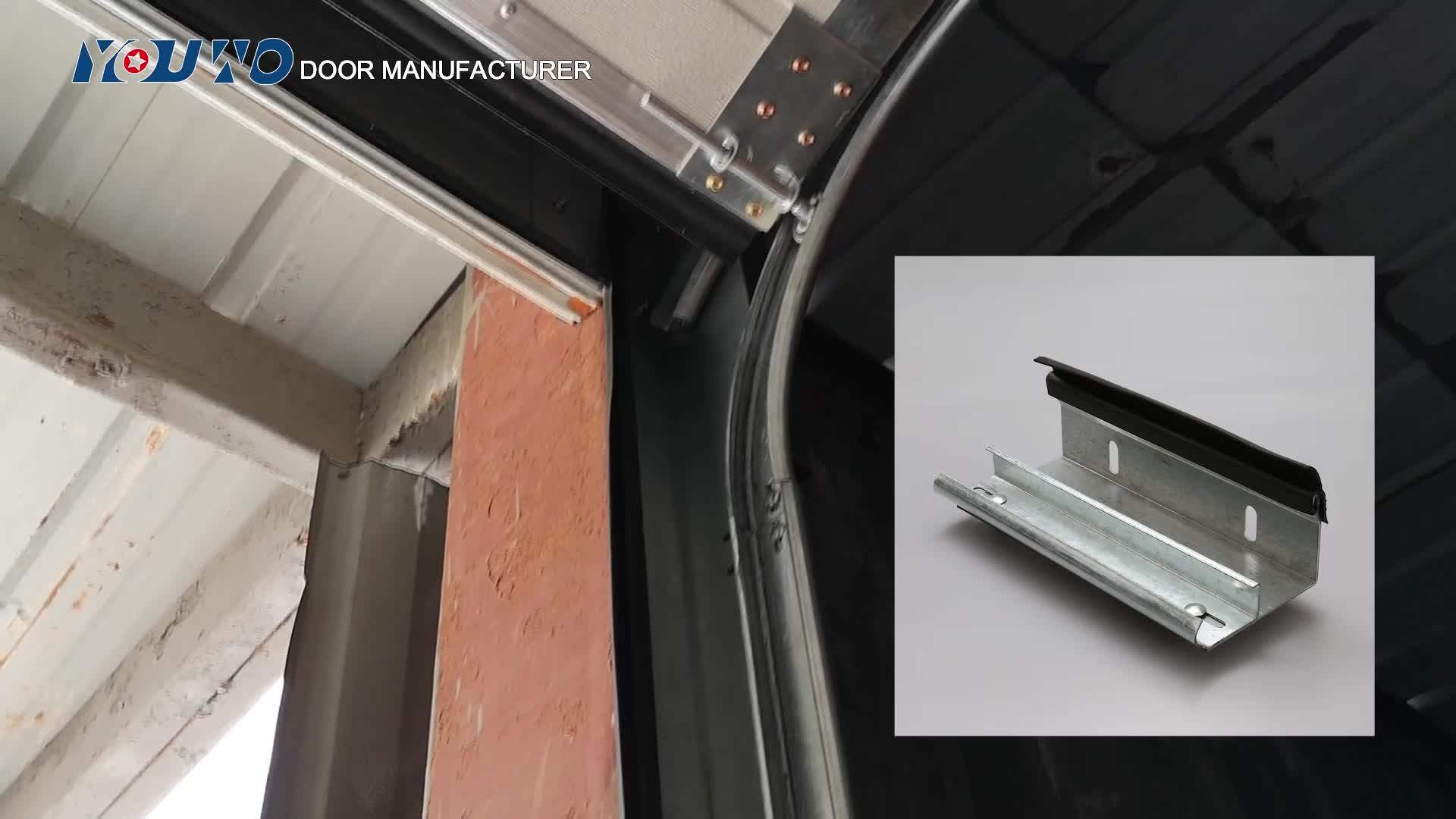 2021 New American Modern Galvanized Steel Sectional Garage Doors