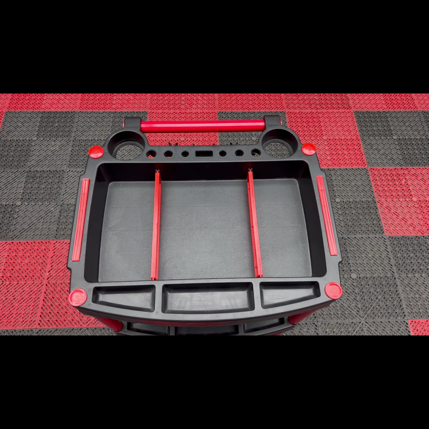 Auto Detailing Tool Cart With Tool Hanging Boardcar Detailing