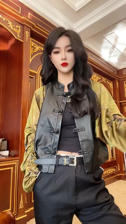 谁懂啊！这个件国风皮衣上身直接封神了