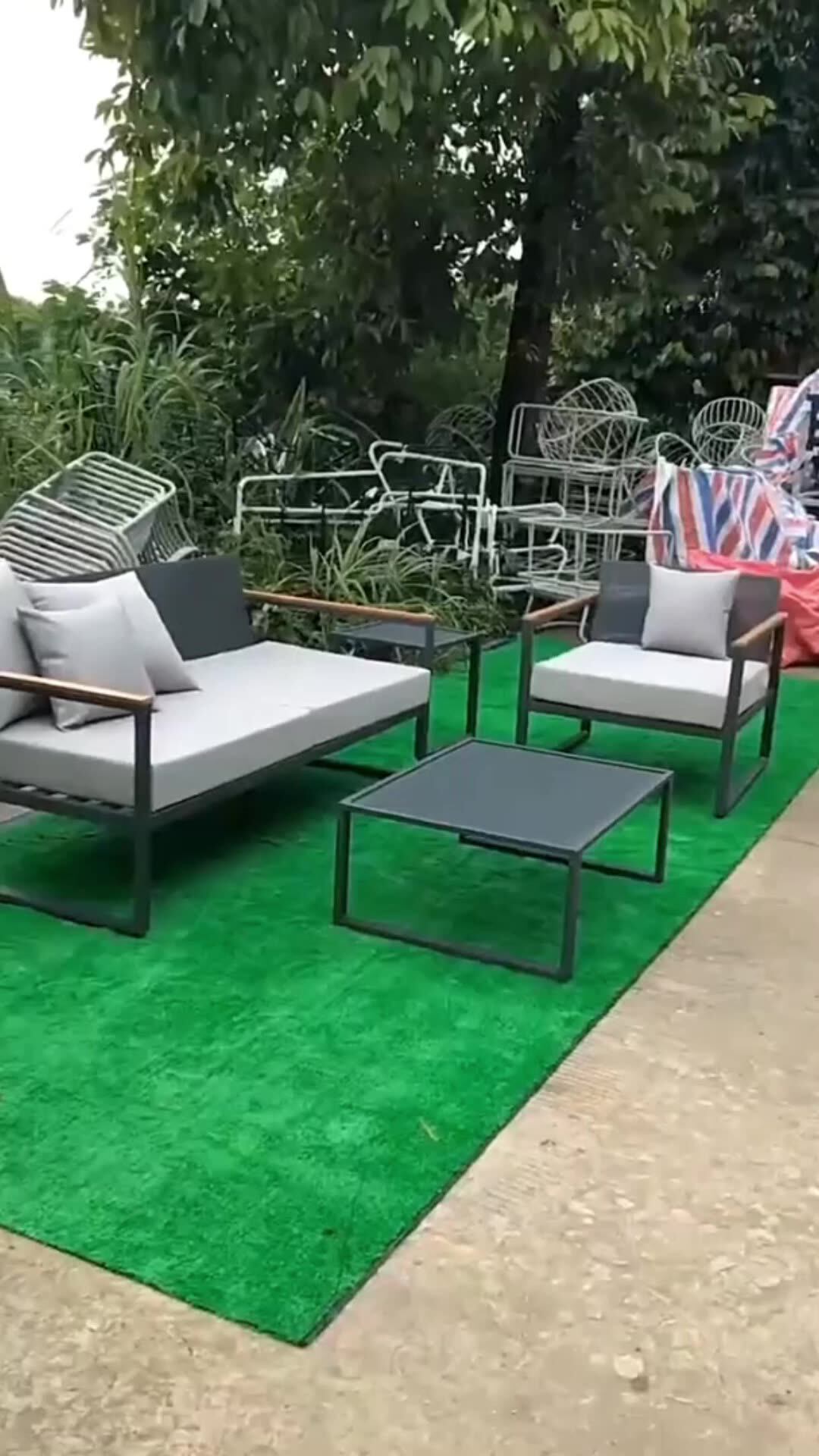 Modern Luxury Design Aluminum Outdoor Furniture Set Outdoor Lounge