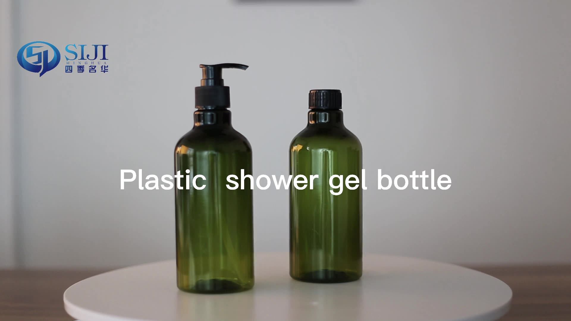 500ml Daily Use Plastic Black Shower Gel Pump Bottle Lotion With Custom