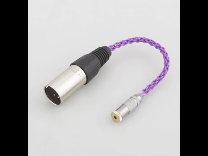 Аудио HIFI 4-контактный XLR сбалансированный штекер на 2 5 мм TRRS
