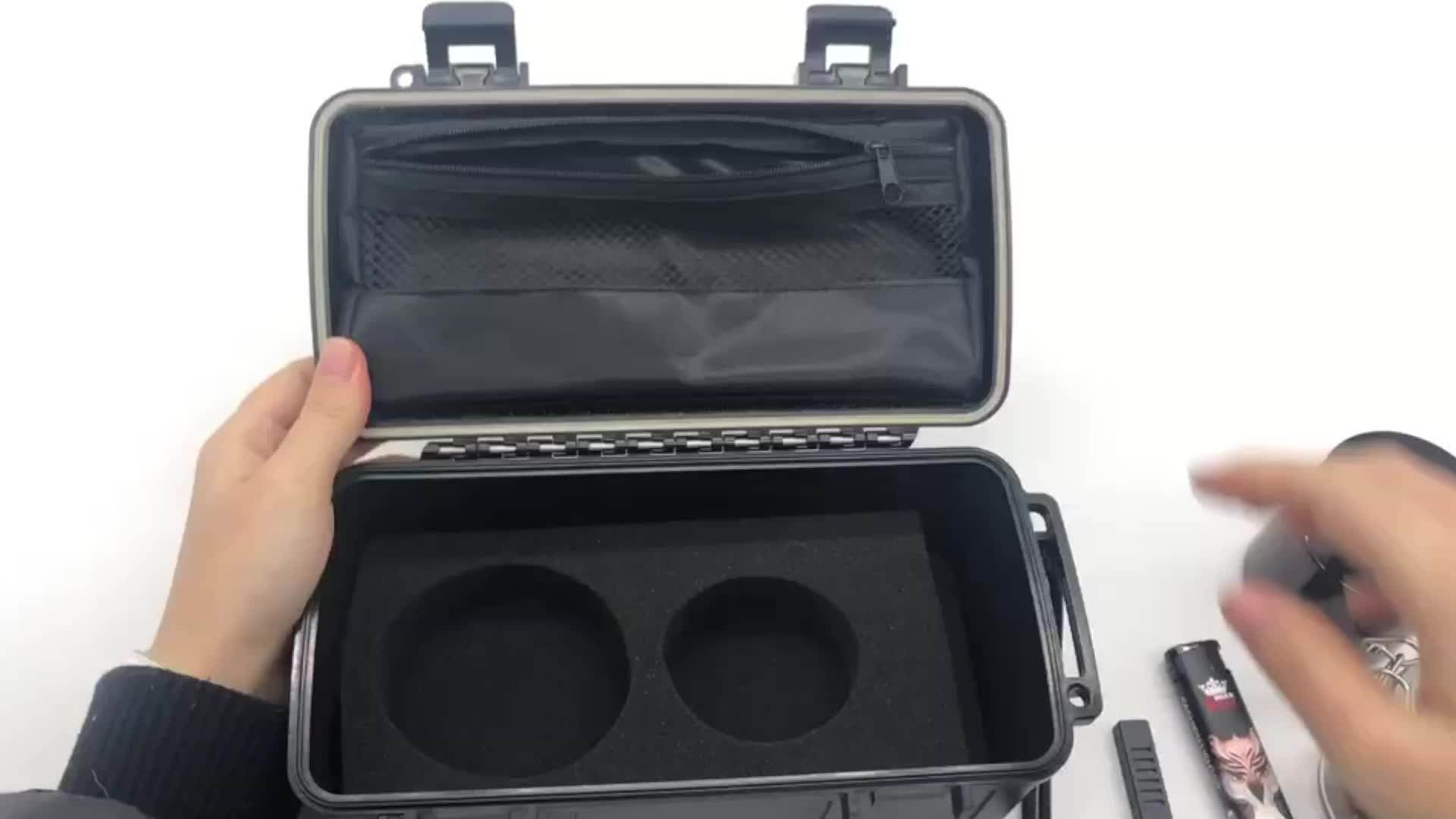 Smoking Weed Kit Storage Humidor Herb Container Lockable Stash Box