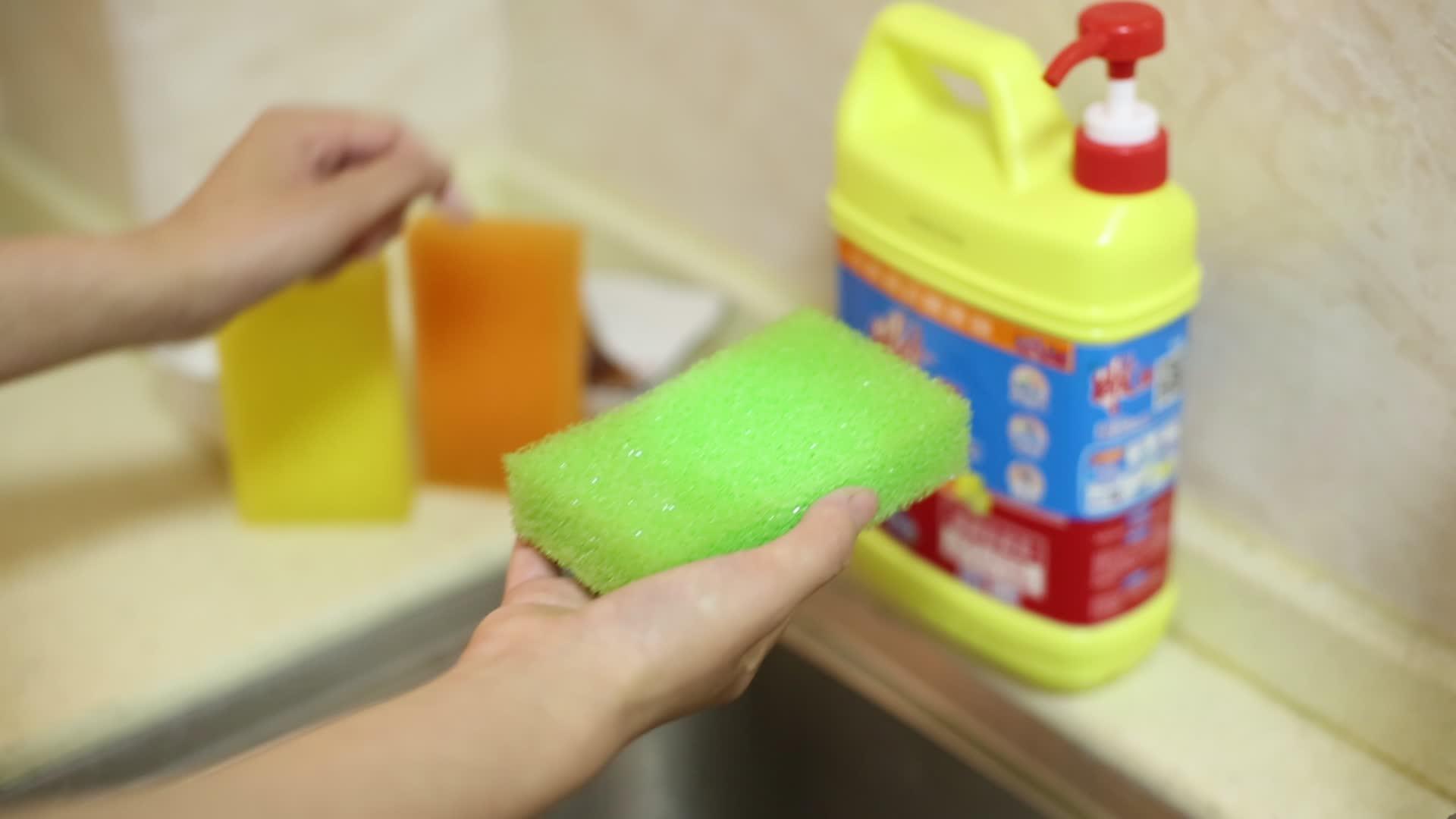 Oem Cheap Dish Sponges Pad Kitchen Durable Cleaning Magic Soap Sponge